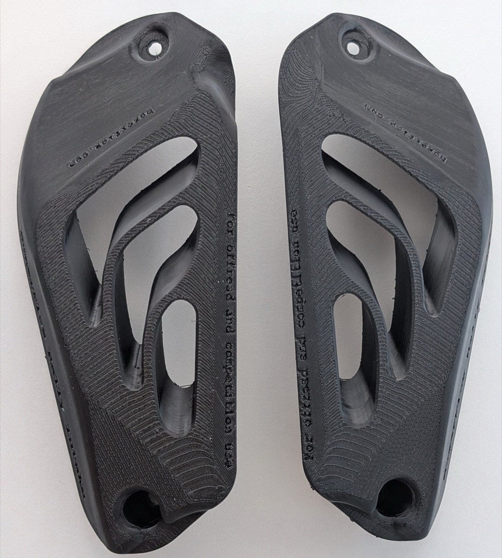 The BoxerFlow Rally Intake covers, a left and right pair with large open venturi-shaped flow channels replacing the closed OEM panels.